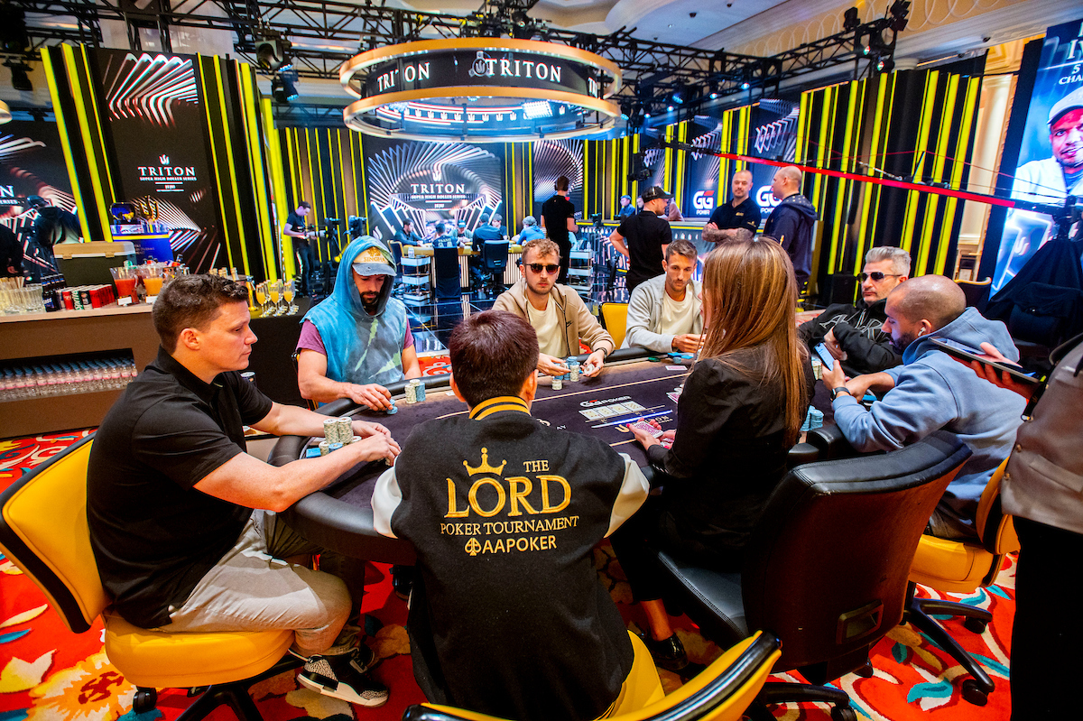 Quan Zhou at Poker Table