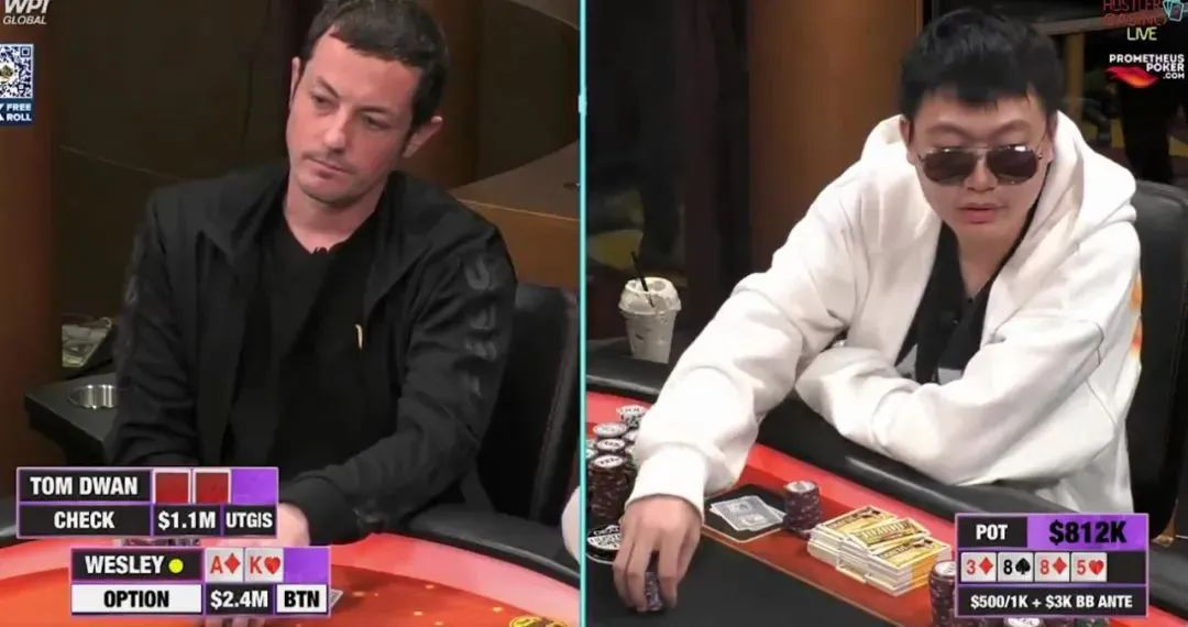 Wesley vs Tom Dwan